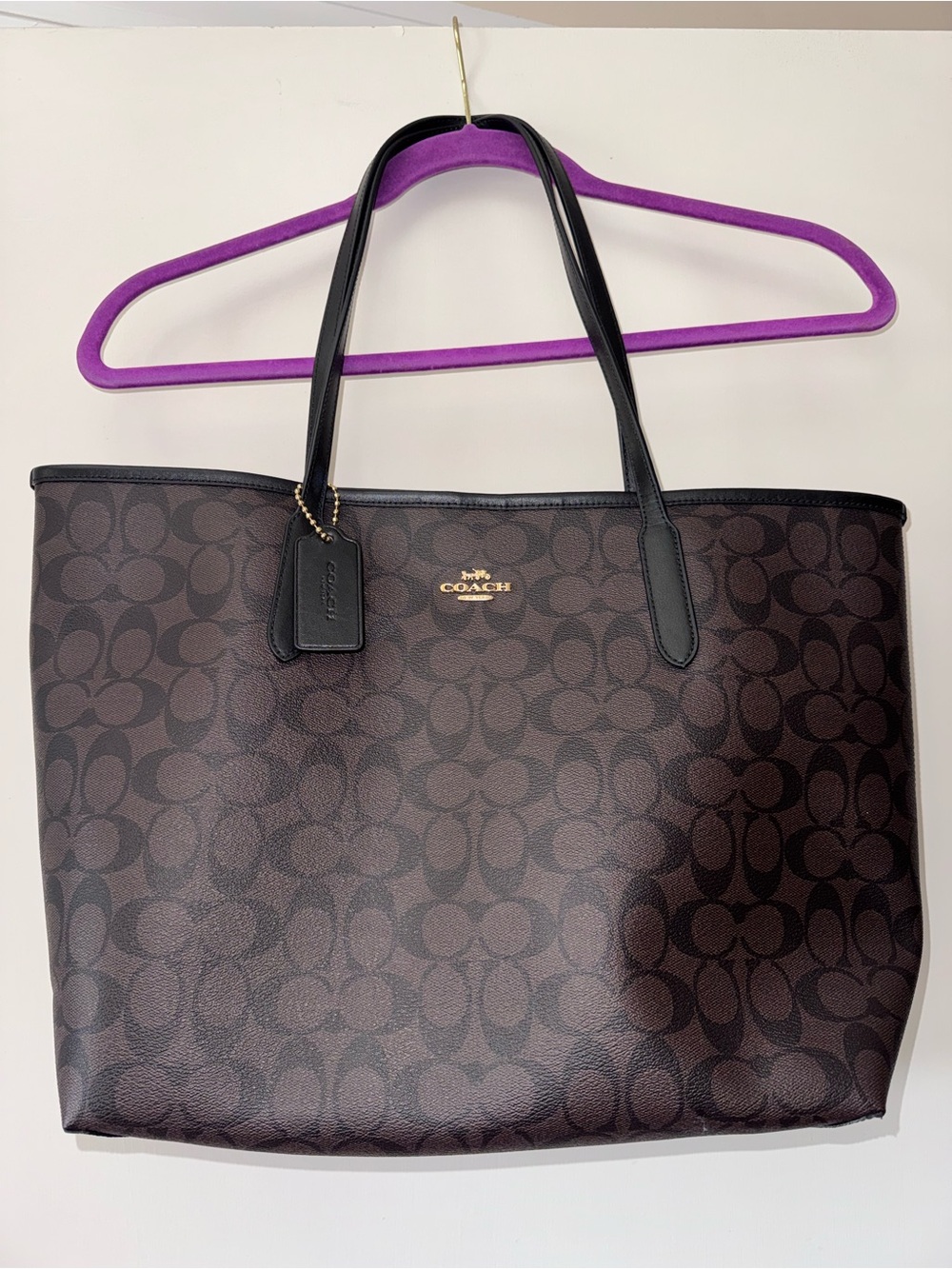 Coach City Tote Bag Brown